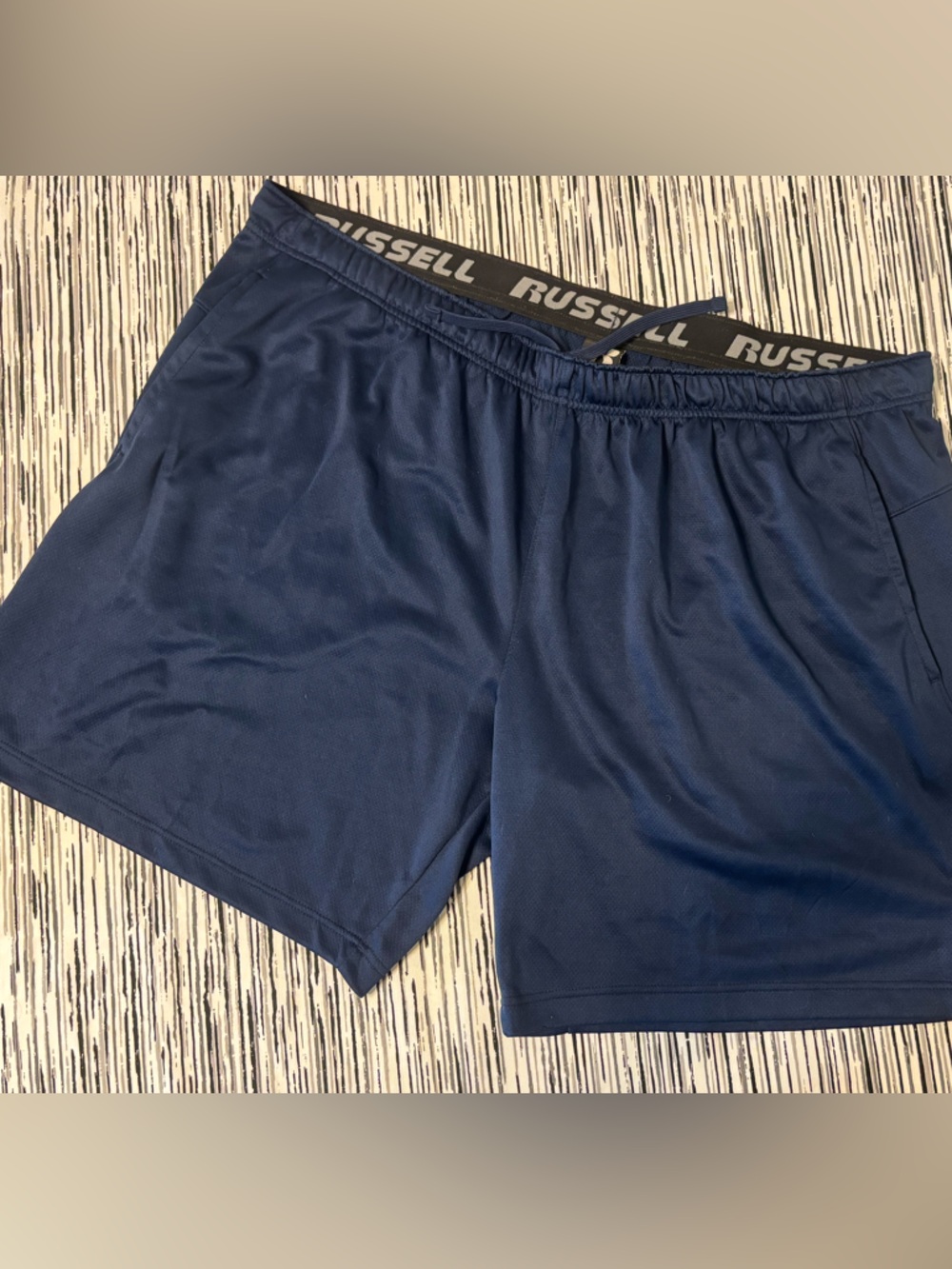 Russell Men’s  Athletic Navy Athletic Shorts